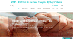 Desktop Screenshot of abtac.com.br