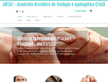 Tablet Screenshot of abtac.com.br